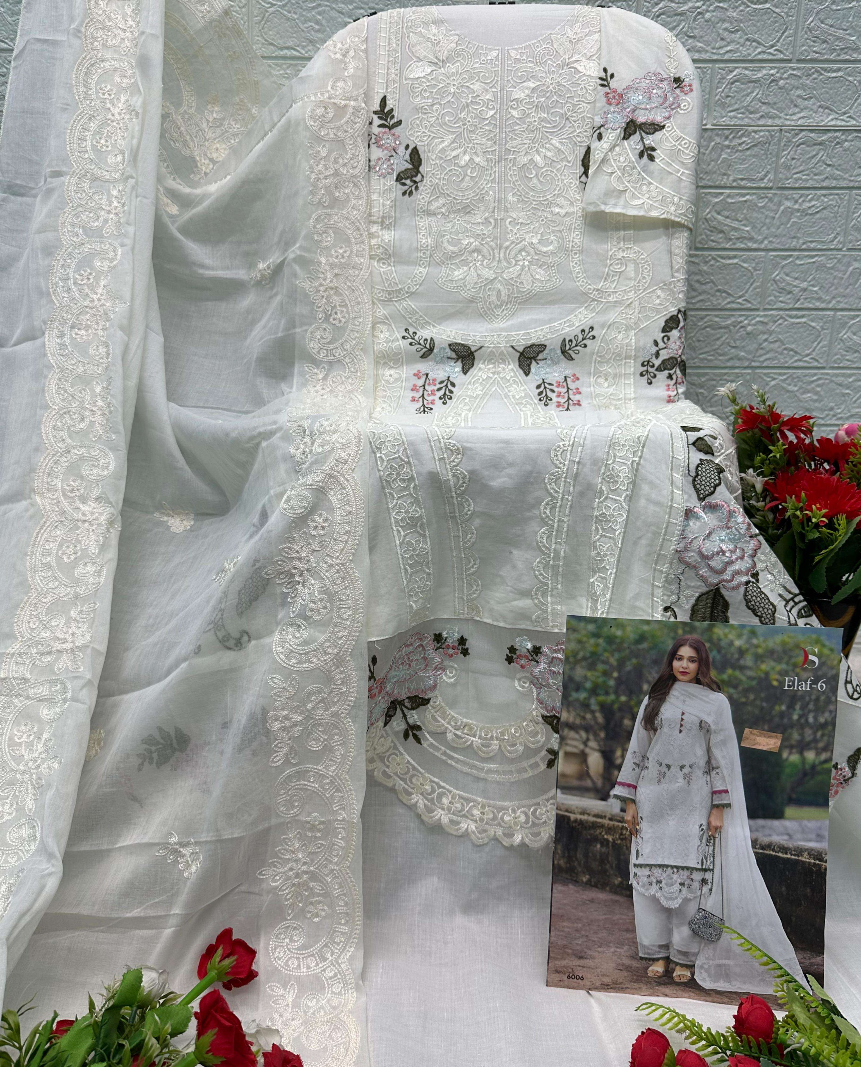 EALF LUXURY LAWN 25 - 6 BY DEEPSY SUITS